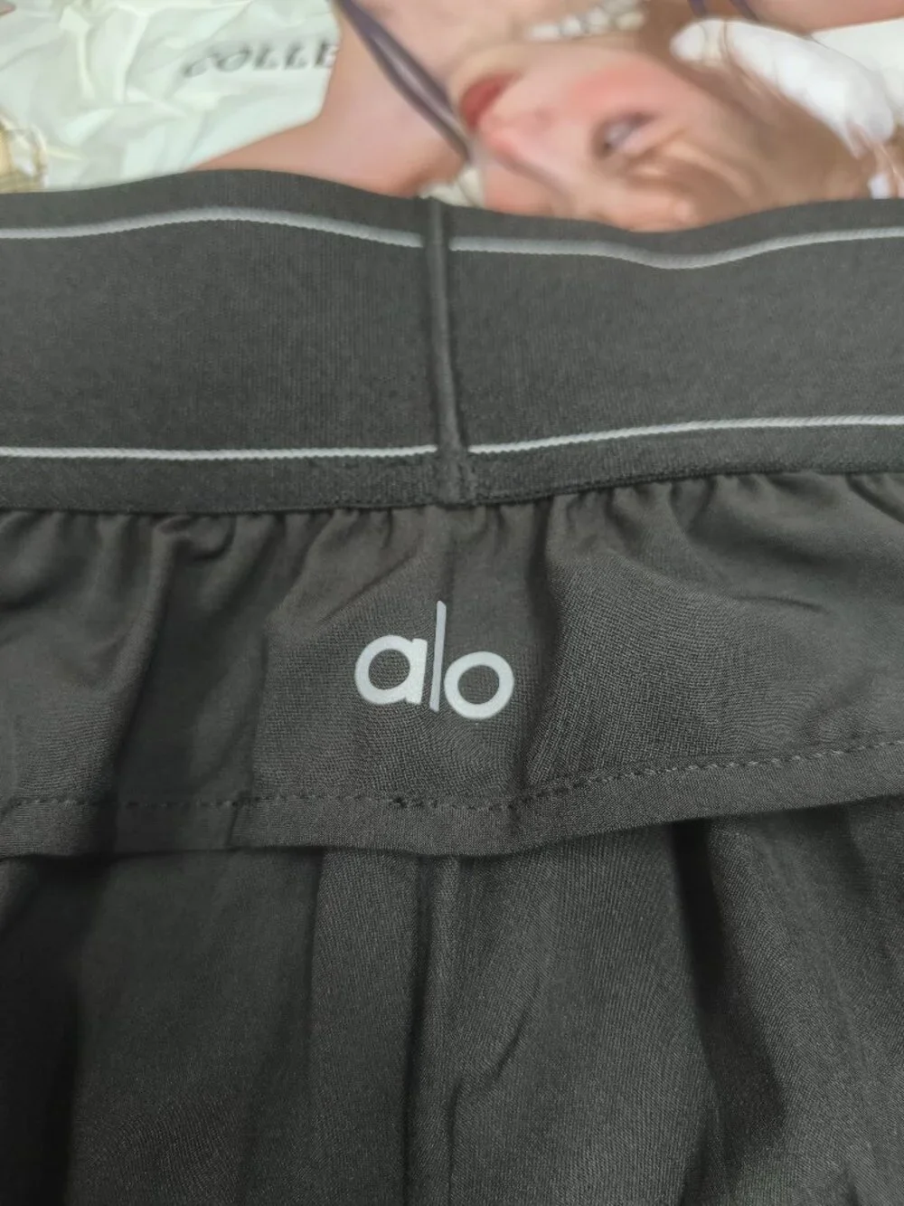 NWT Alo Yoga Match Point Black Athletic Short - Capsule wardrobe💵🦋